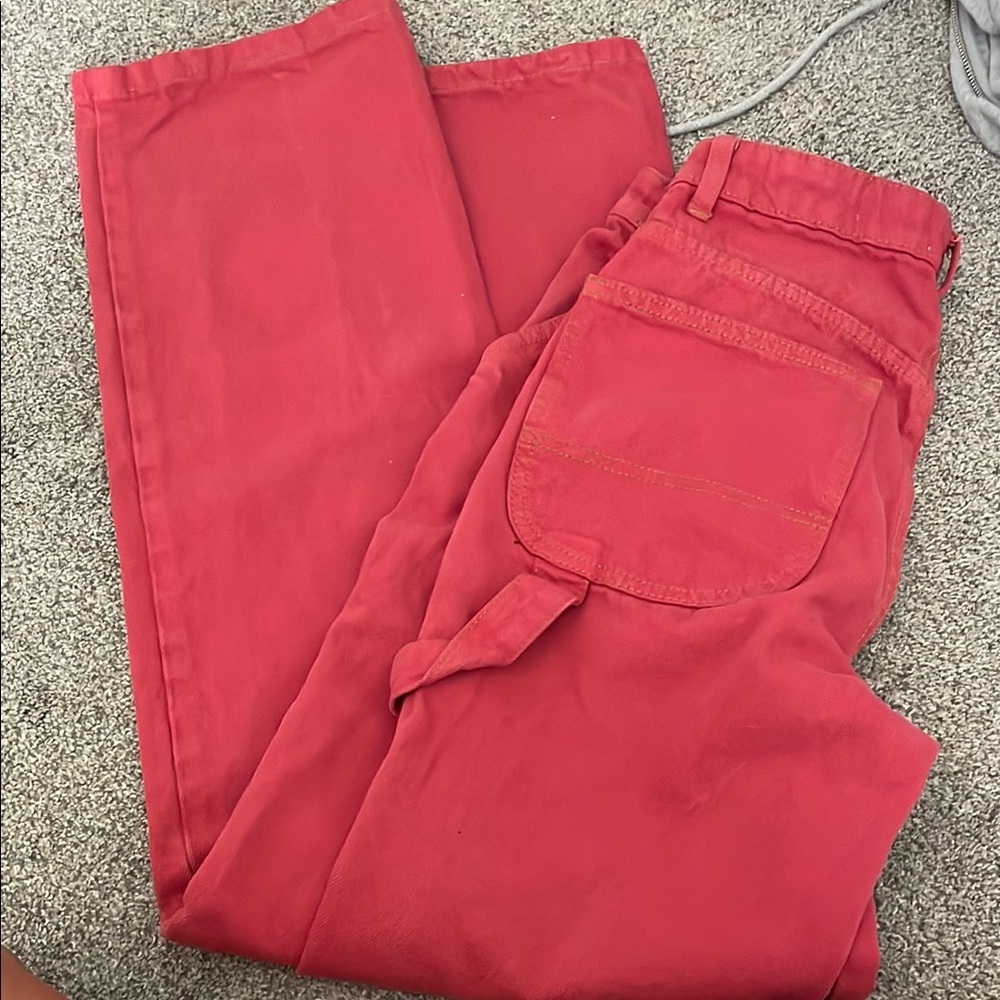 Cotton On Vibrant Red Trousers